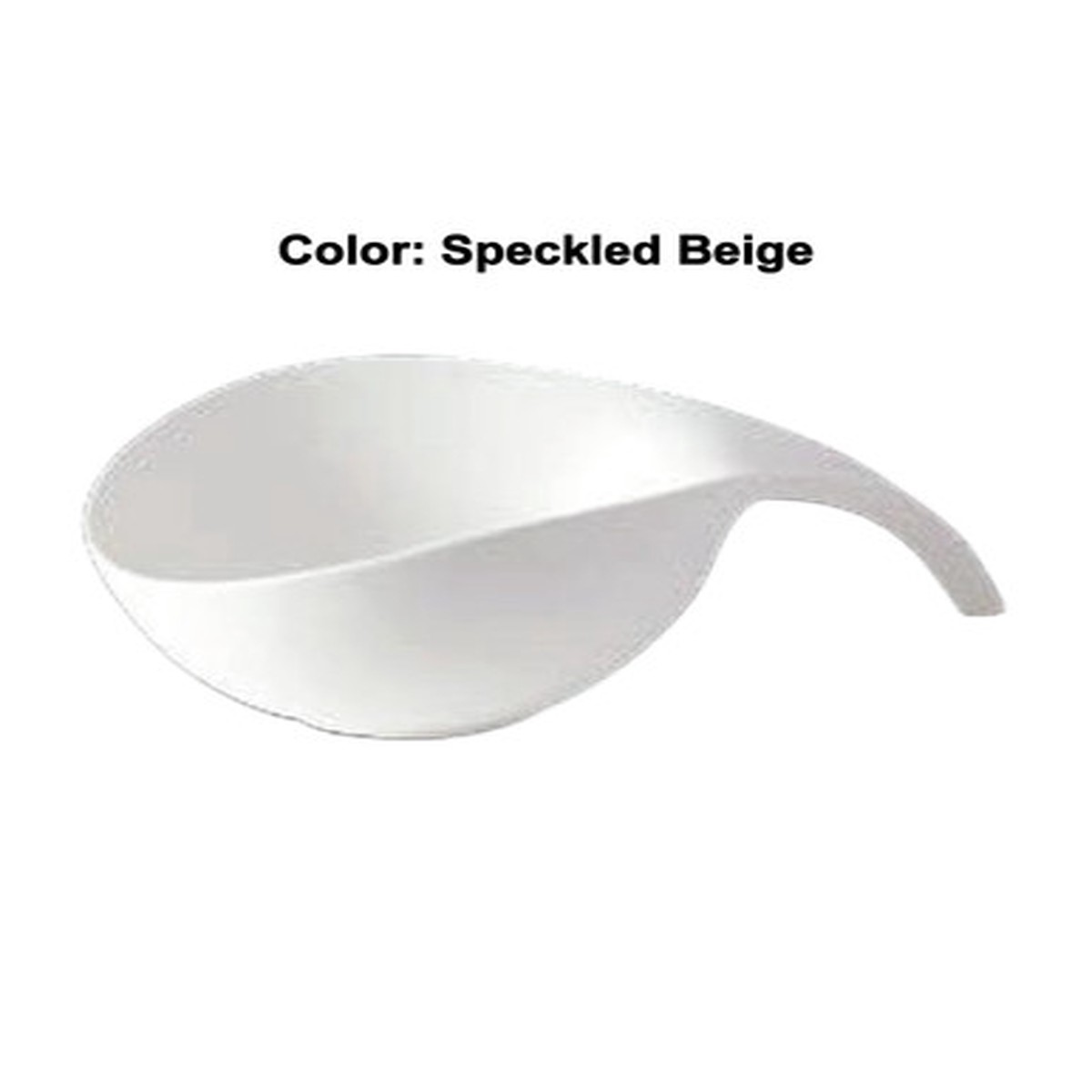 1.7 L (57.4 oz) Serving Bowl with Arch Handle 12.9 in. - Buffet Ivory White
