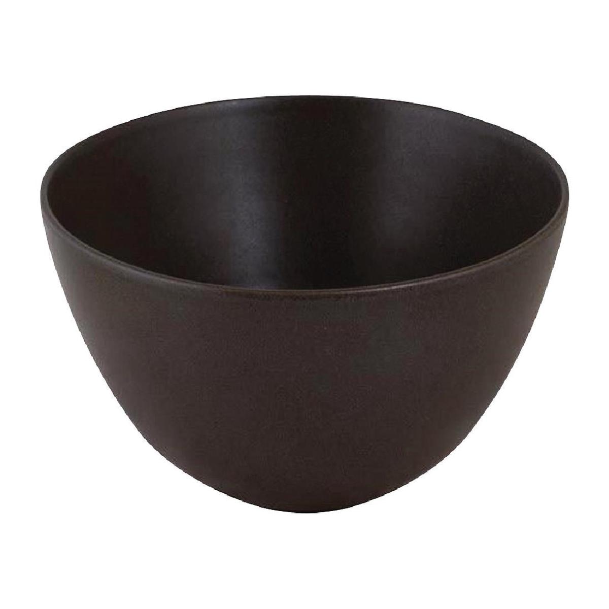 Zuma Charcoal Deep Rice Bowls 137mm (3 Pack) (Pack of 3) PAS-FK846