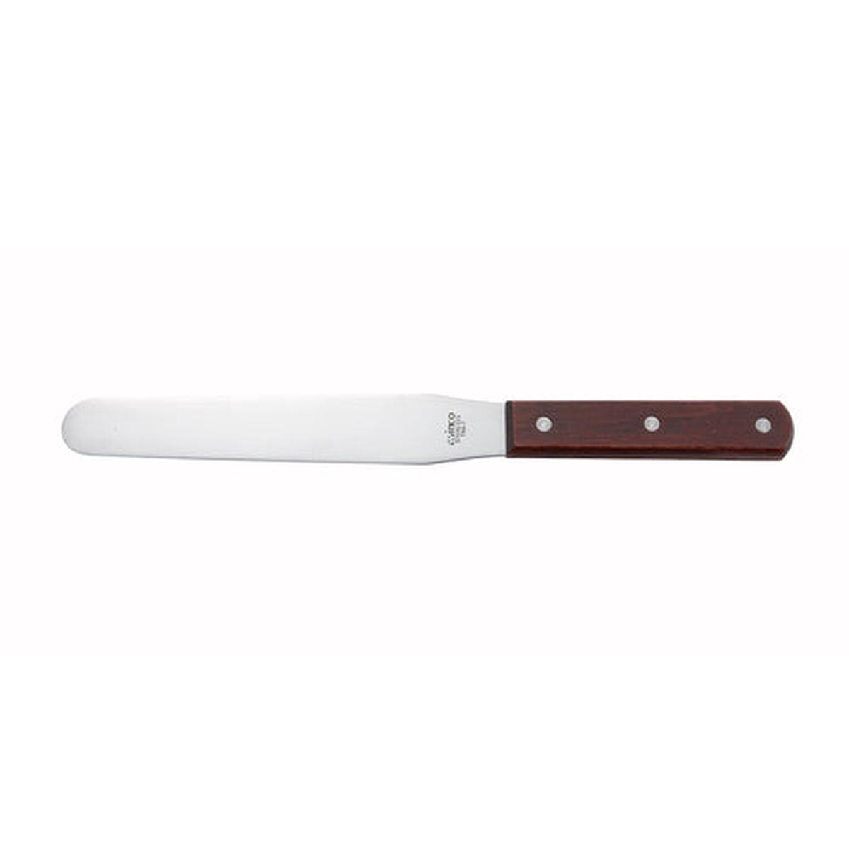 Winco TNS-7 Bakery Icing Spatula with Wood Handle, 7-7/8" x 1-1/4"