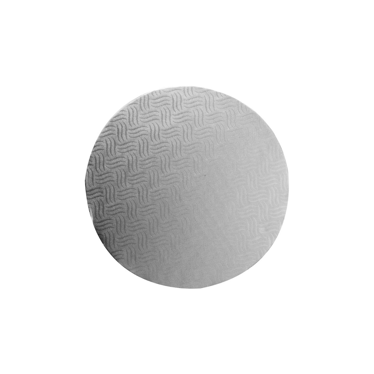 12" (30cm) X 12mm Round Silver Cake Drum