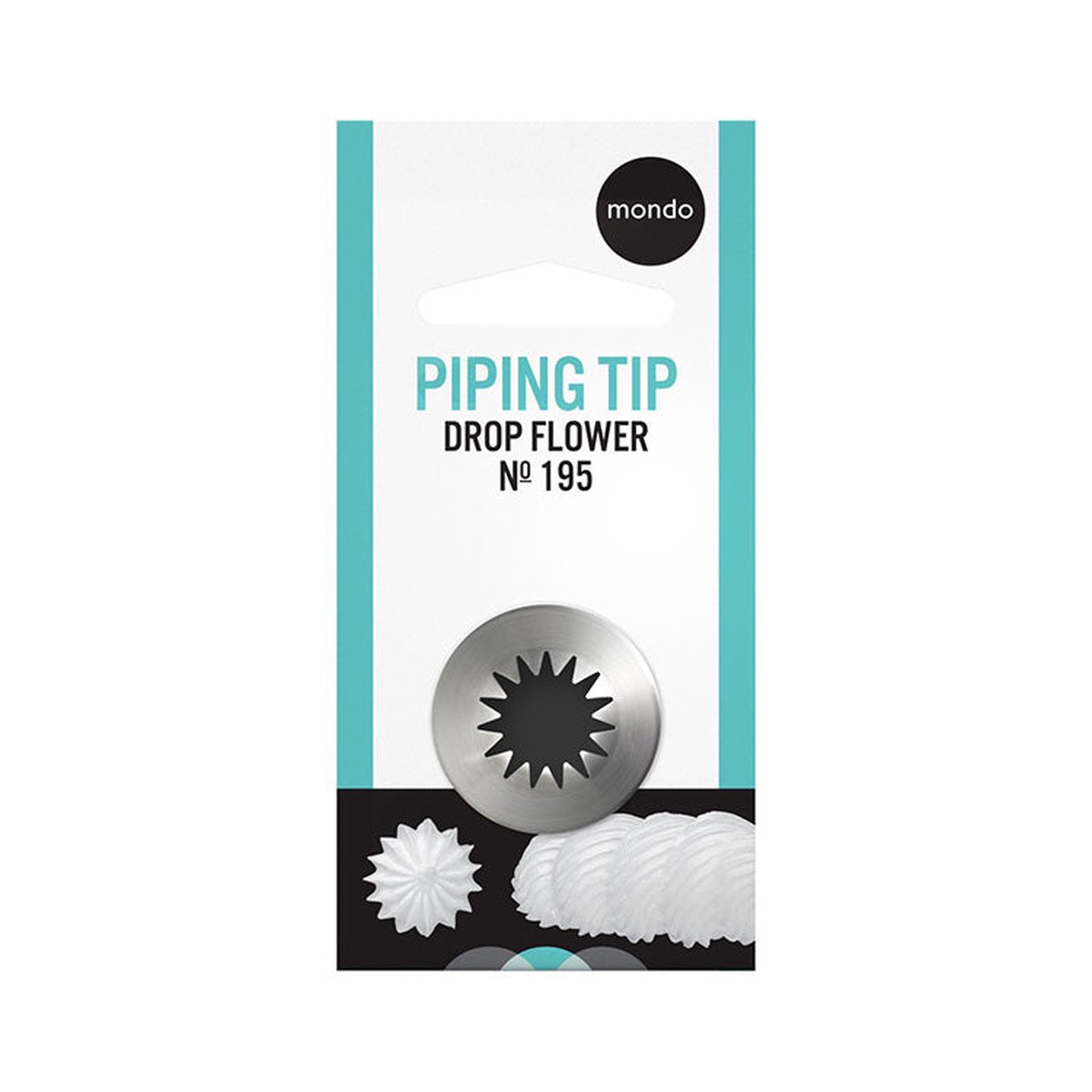 #195 Large Drop Flower Piping Tip