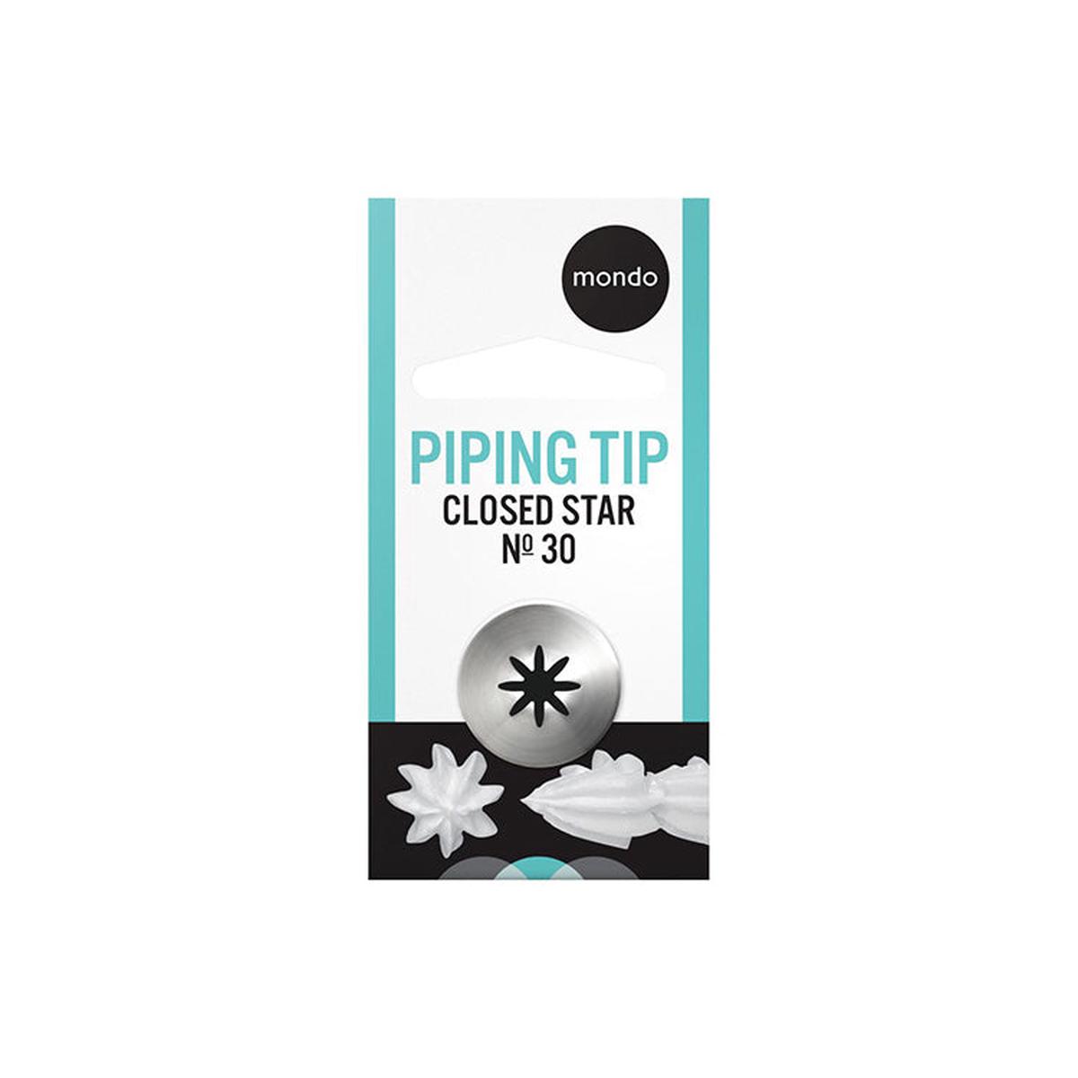 #30 Closed Star Piping Tip