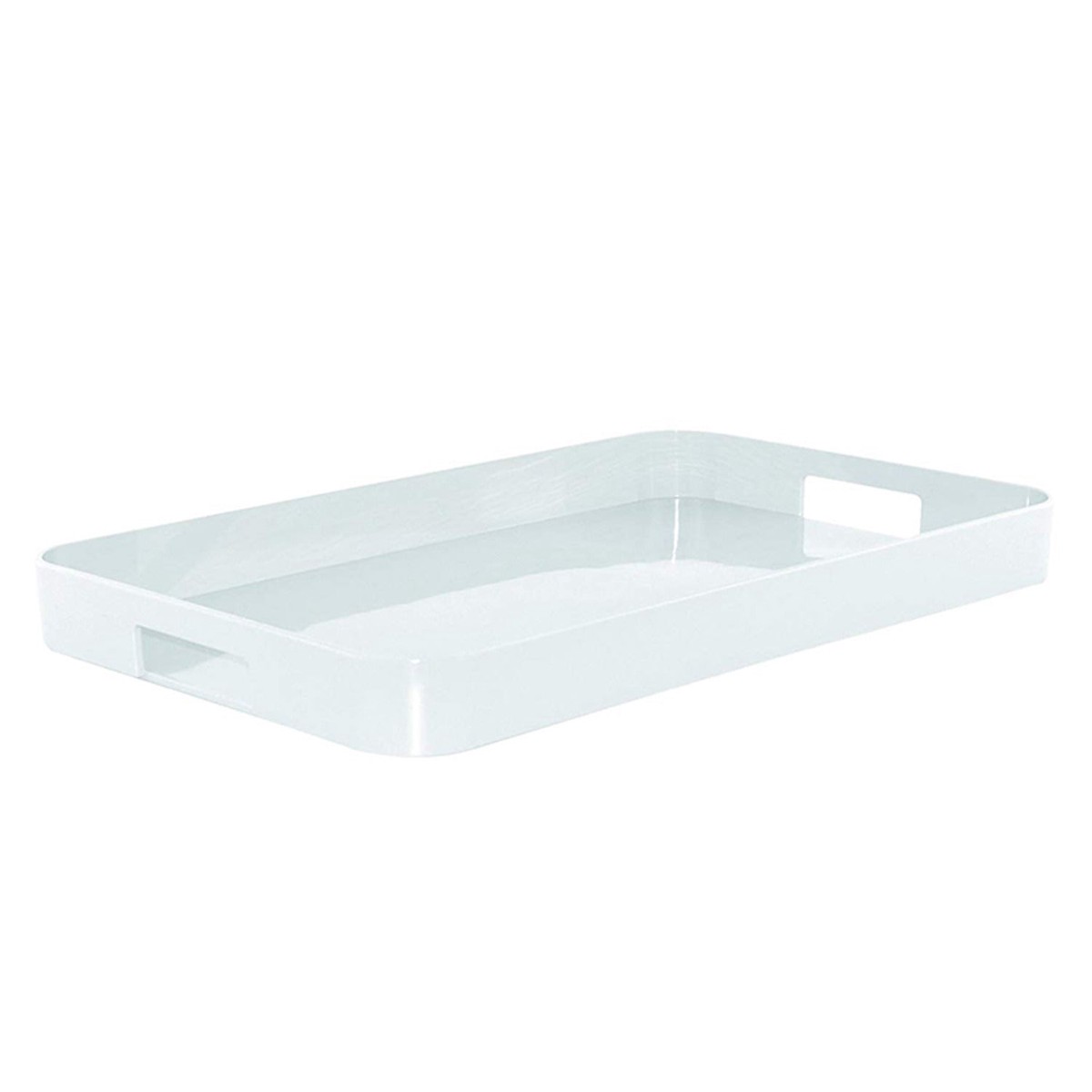 Zak Designs Large Gallery Serving Tray White