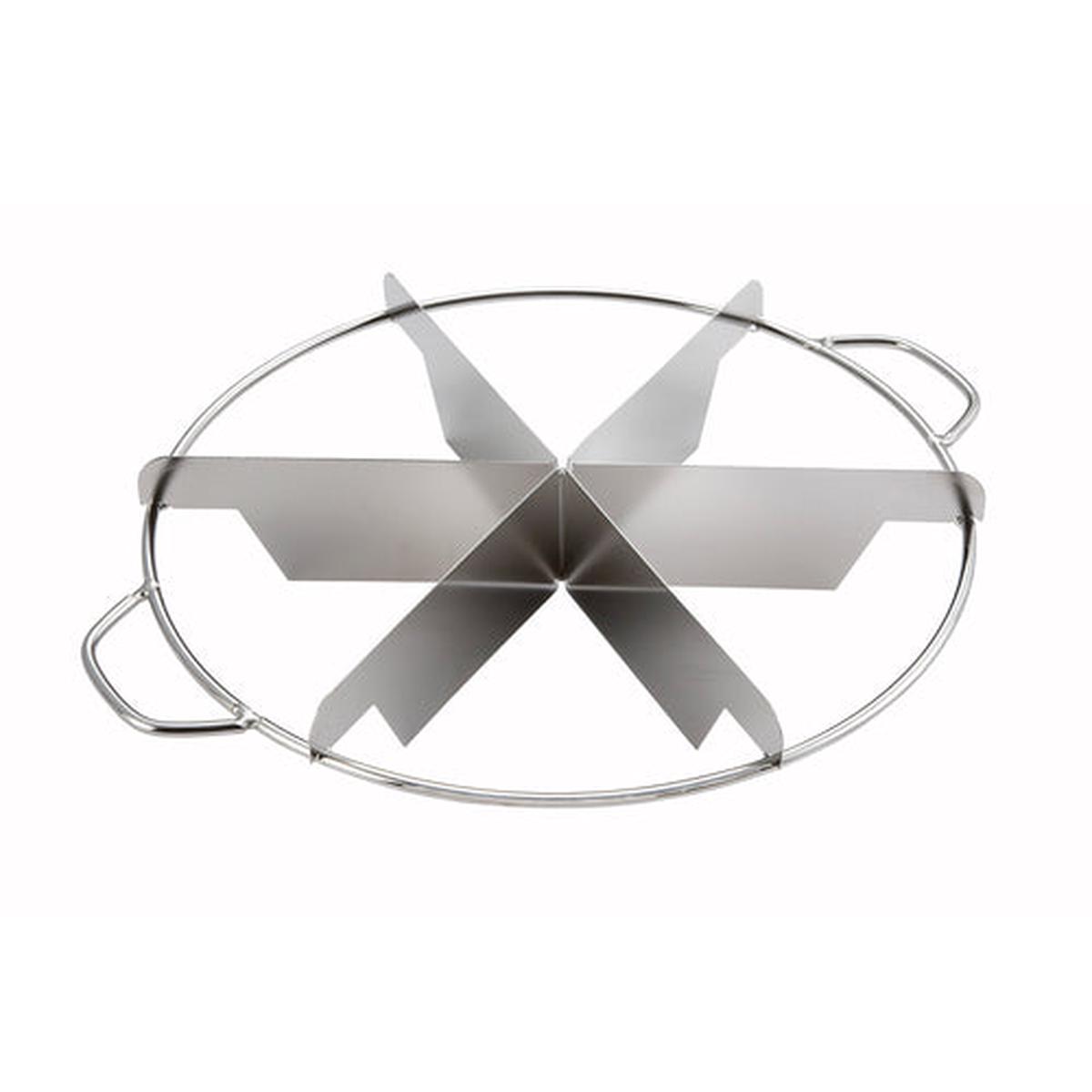 Winco SCU-6 6-Cut Stainless Steel Pie Cutter, 10-Inch