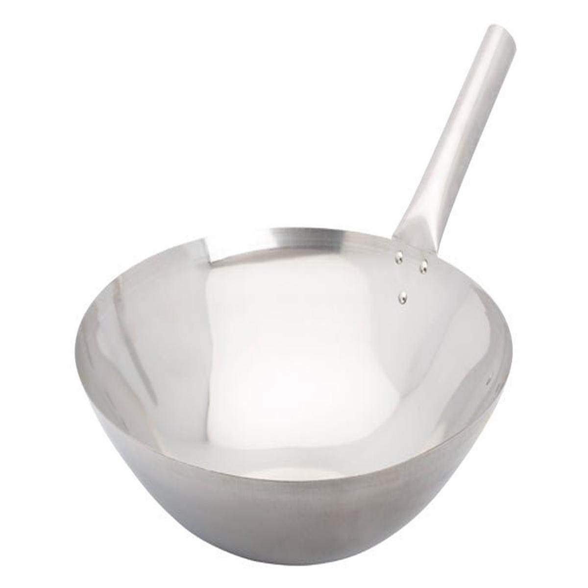 16" S/S Wok, Nailed Joint