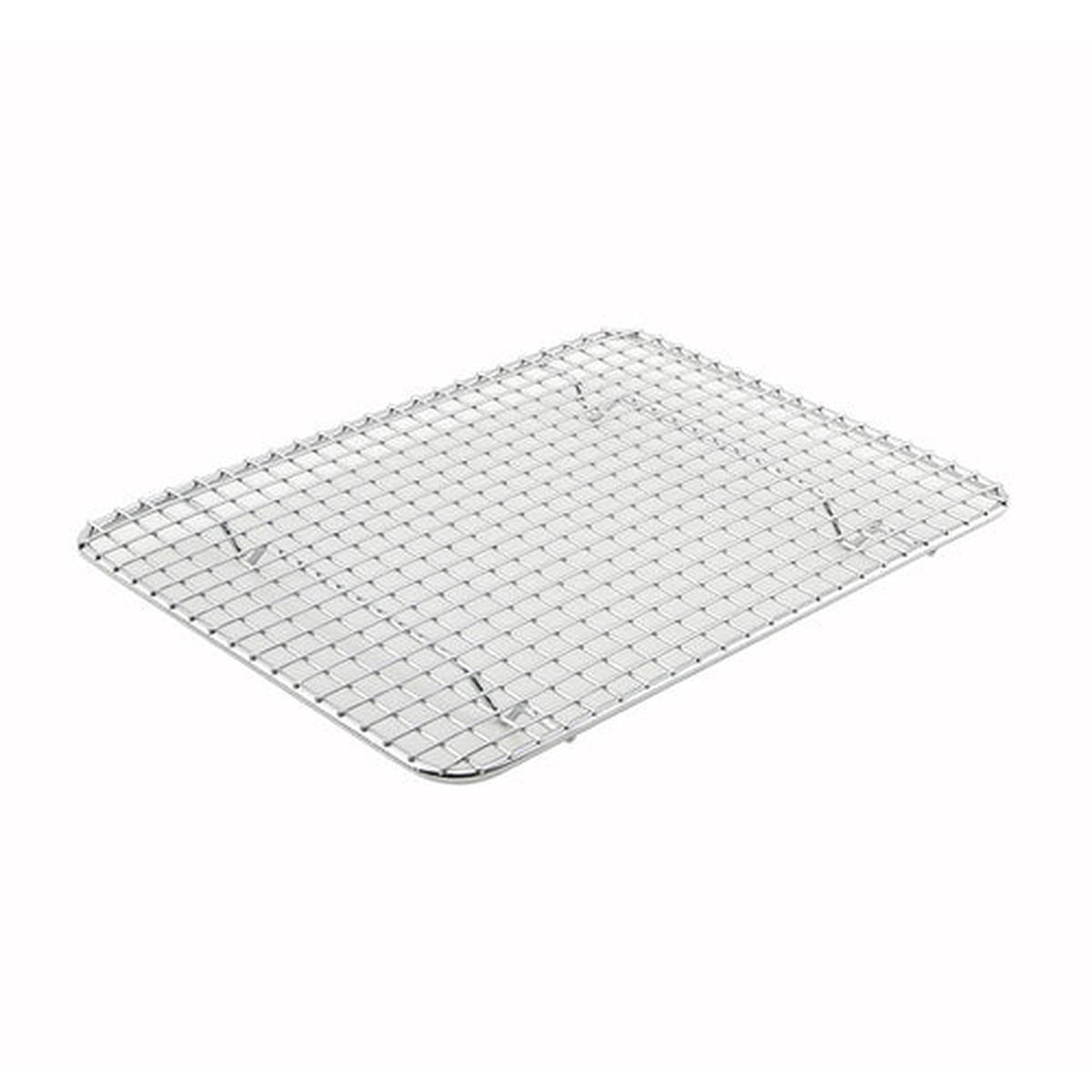 Winco PGW-810 Half-Size Chrome-Plated Wire Pan Grate, 8 x 10"