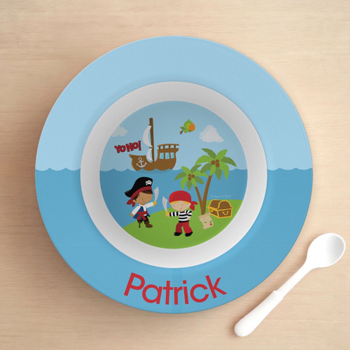 Yo Ho Pirate Boy Kids Bowl
