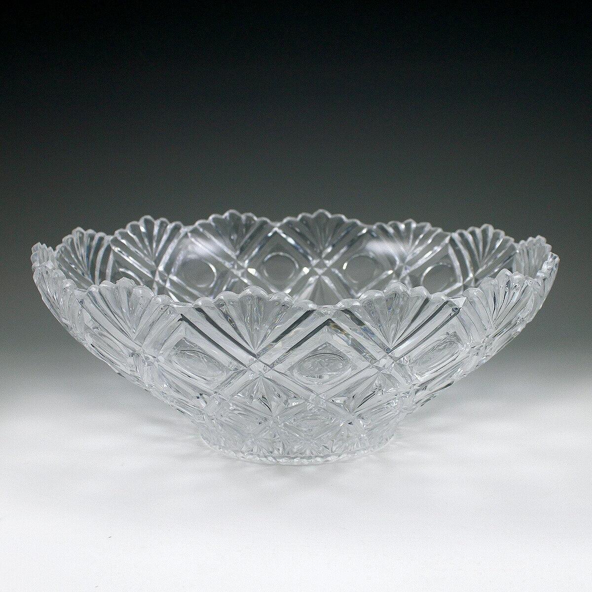 4 qt. Crystalware Crystal Cut Bowl