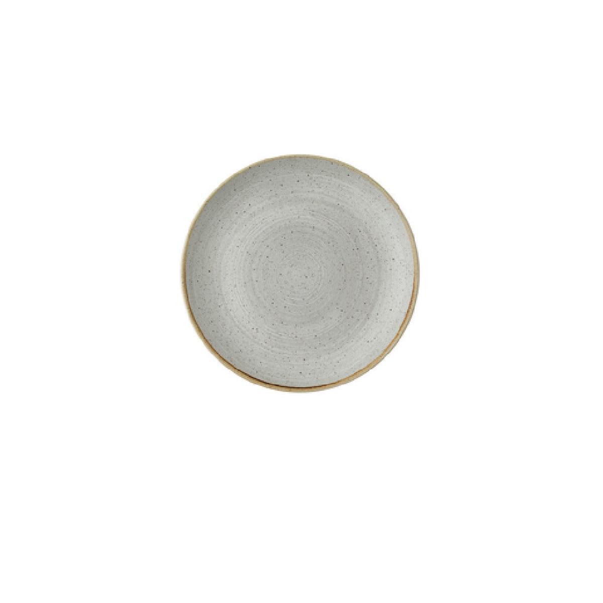 Churchill China SRGYEV111 Coupe Plate 11.25" Dia. Raw Grey Evolve