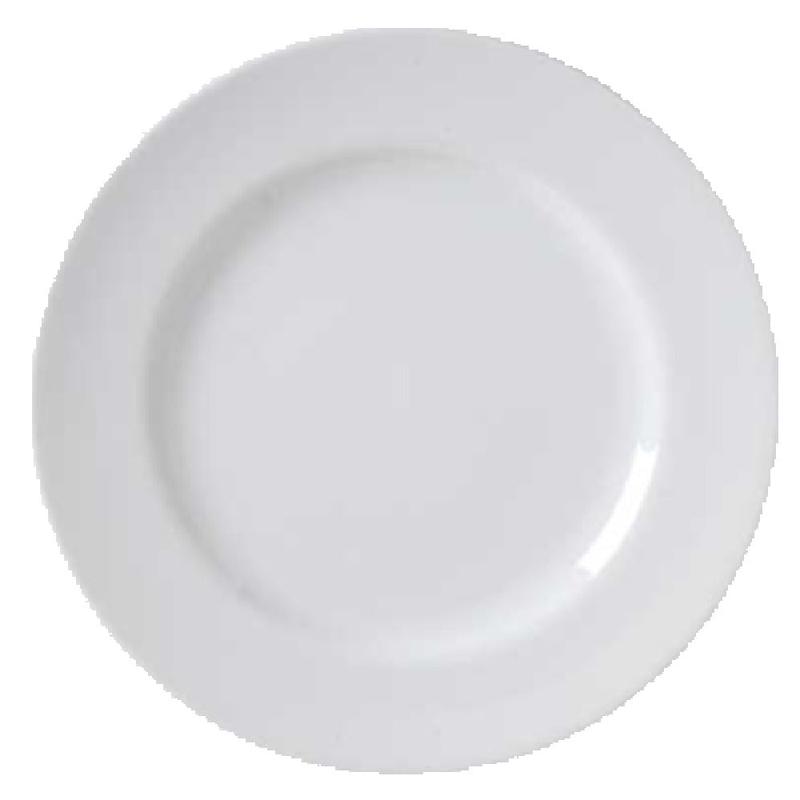 Vertex China AL-16-OV 10-1/2 Inch Round Plate Porcelain Bright White