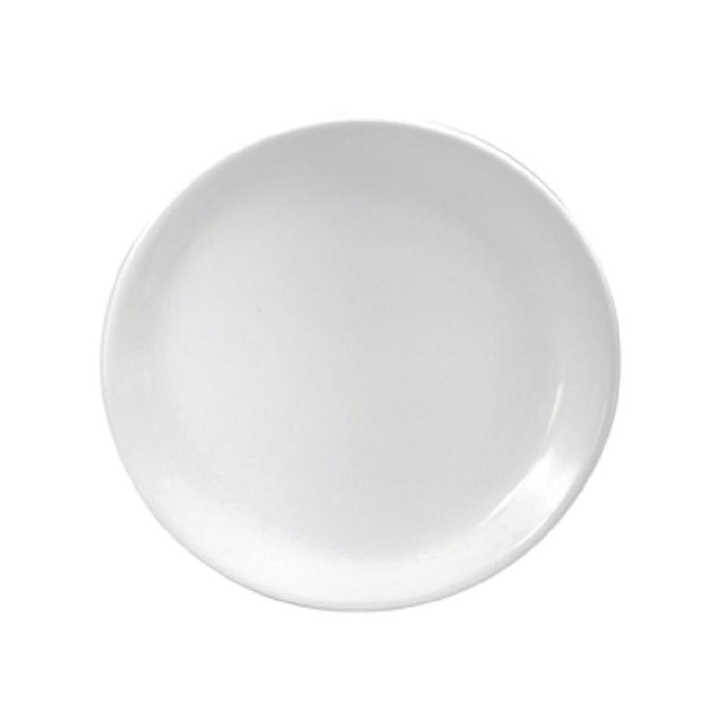1880 Hospitality F8000000151C 10-1/2 Inch Round Plate Porcelain Coupe Scratch Resistant