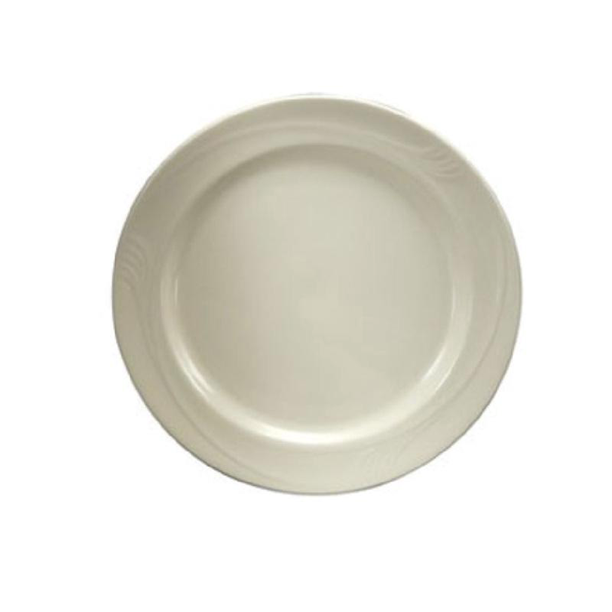 1880 Hospitality F1040000145 9-34 Inch Diameter Round Plate China Deep Cream White