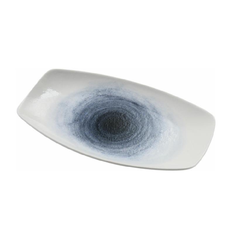 Yanco UN-211 10.75 Inch Rectangular Plate with Rolled Edge China