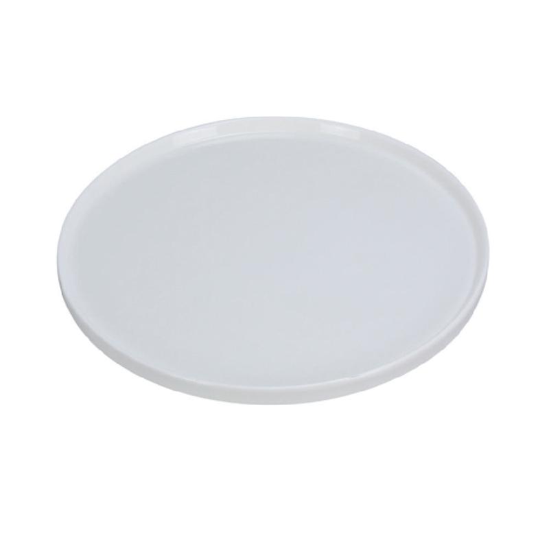 Yanco PP-112 12 Inch Diameter Round Coupe Plate Porcelain White