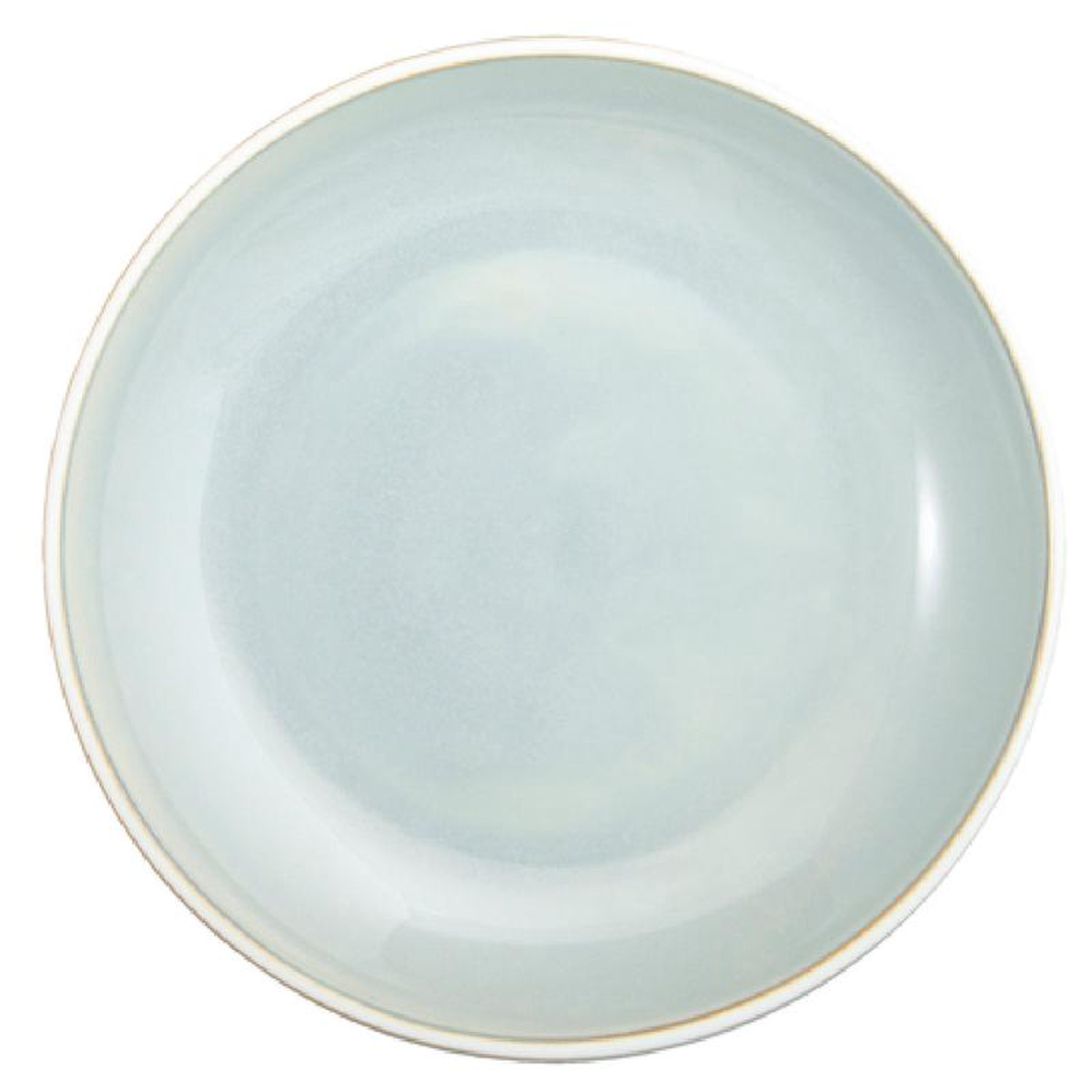 1880 Hospitality F1463051282 10-58 Inch Round Deep Porcelain Plate Grey Glazed