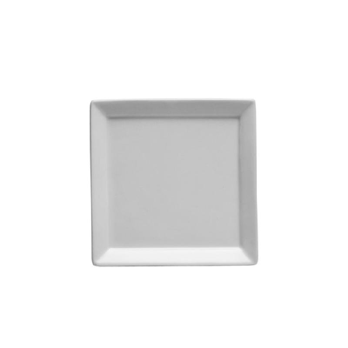 1880 Hospitality F8010000111S 5-12 Inch Square Plate Microwave Safe Porcelain Bright White