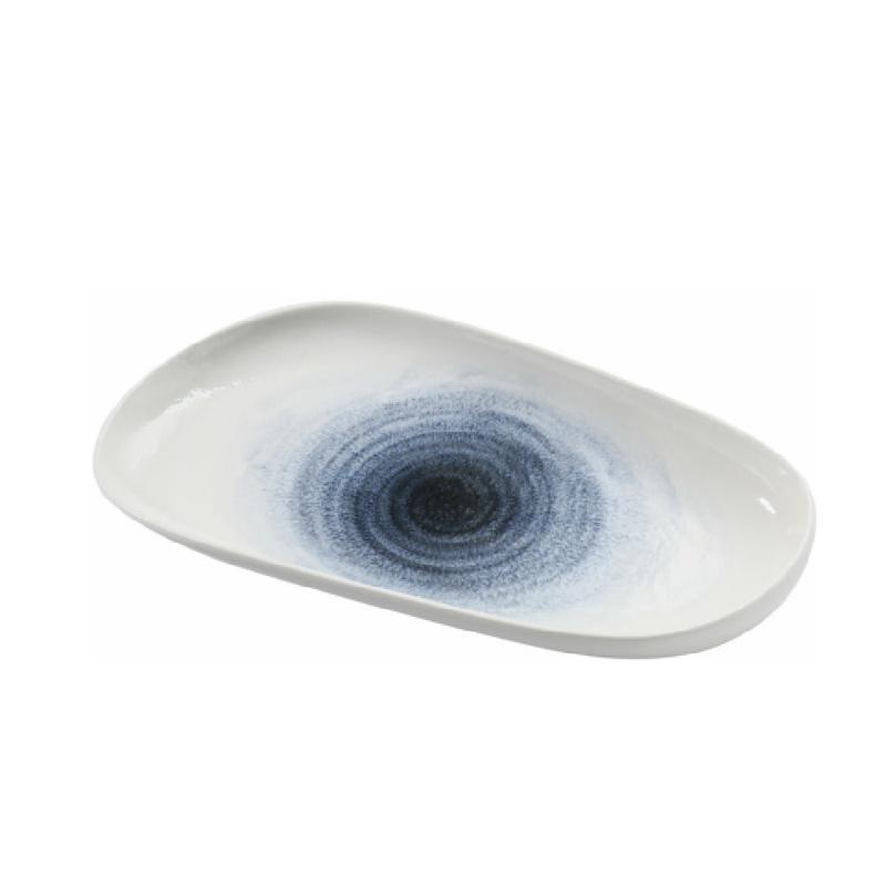 Yanco UN-413 13.5 Inch Deep Oval Plate 24 oz China - Universe Plate