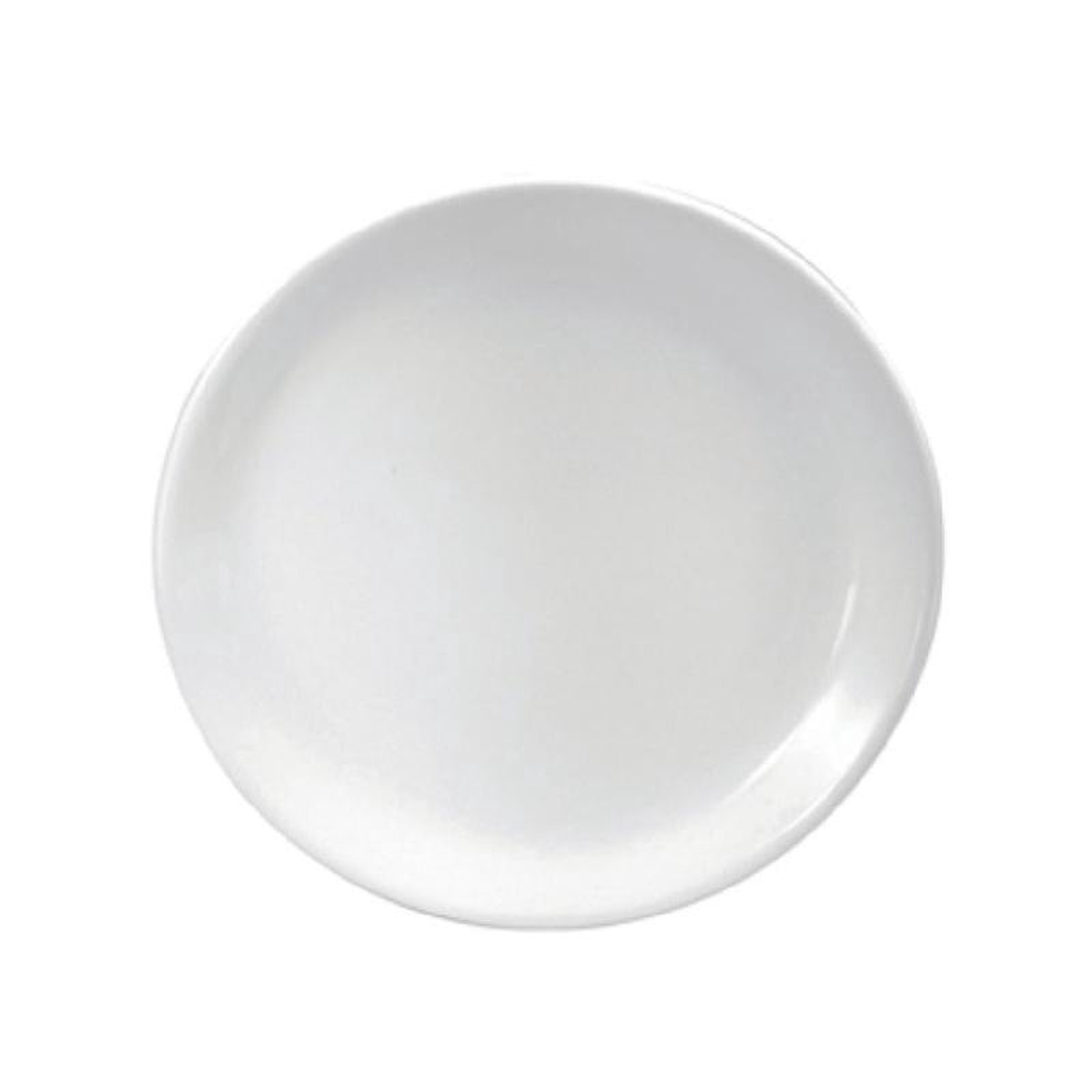 1880 Hospitality F8000000151C 10-12 Inch Round Plate Porcelain Coupe Scratch Resistant