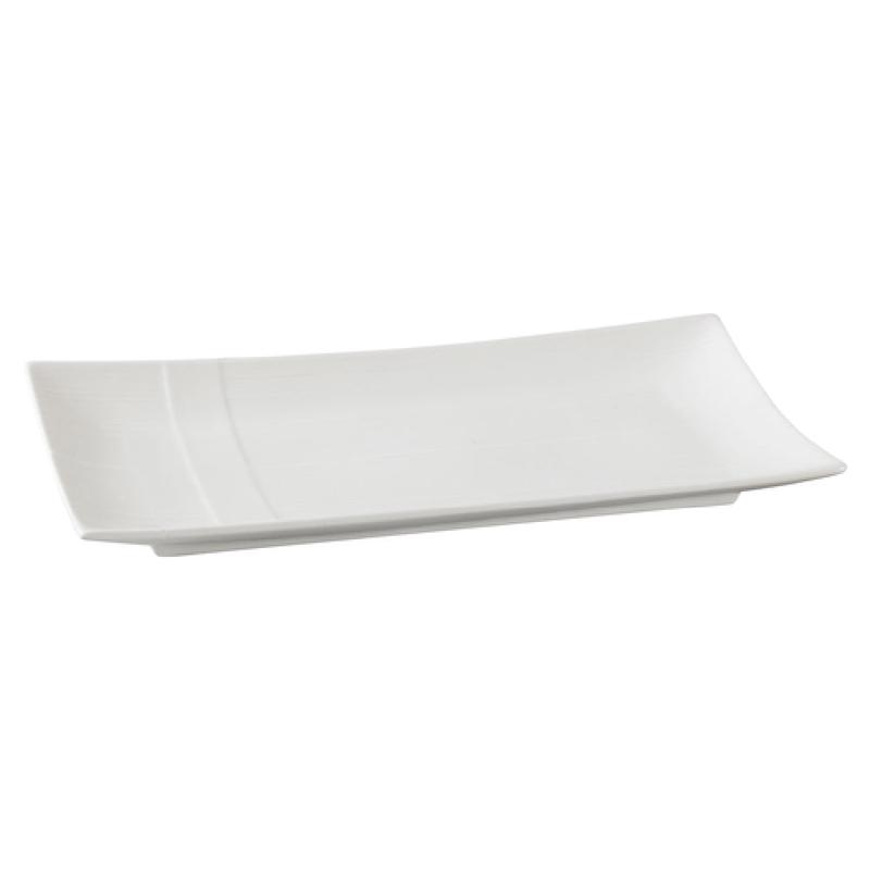Yanco SH-213 13-1/2 Inch Rectangular Plate Porcelain Dishwasher and Oven Safe