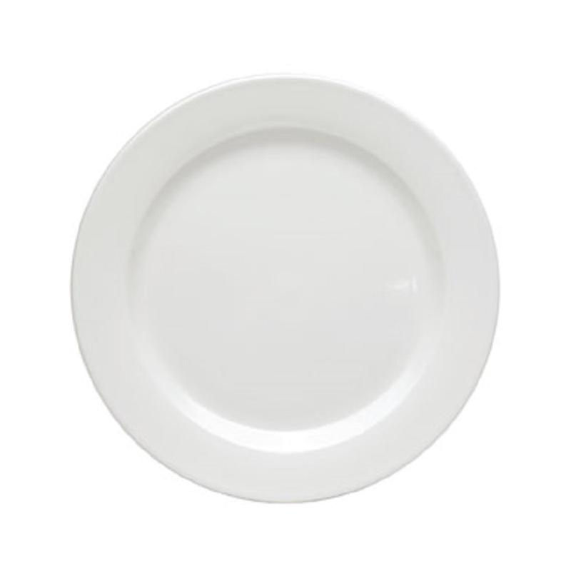 1880 Hospitality F1400000139 8-7/8 Inch Diameter Plate Round Bone White Vitrified Porcelain