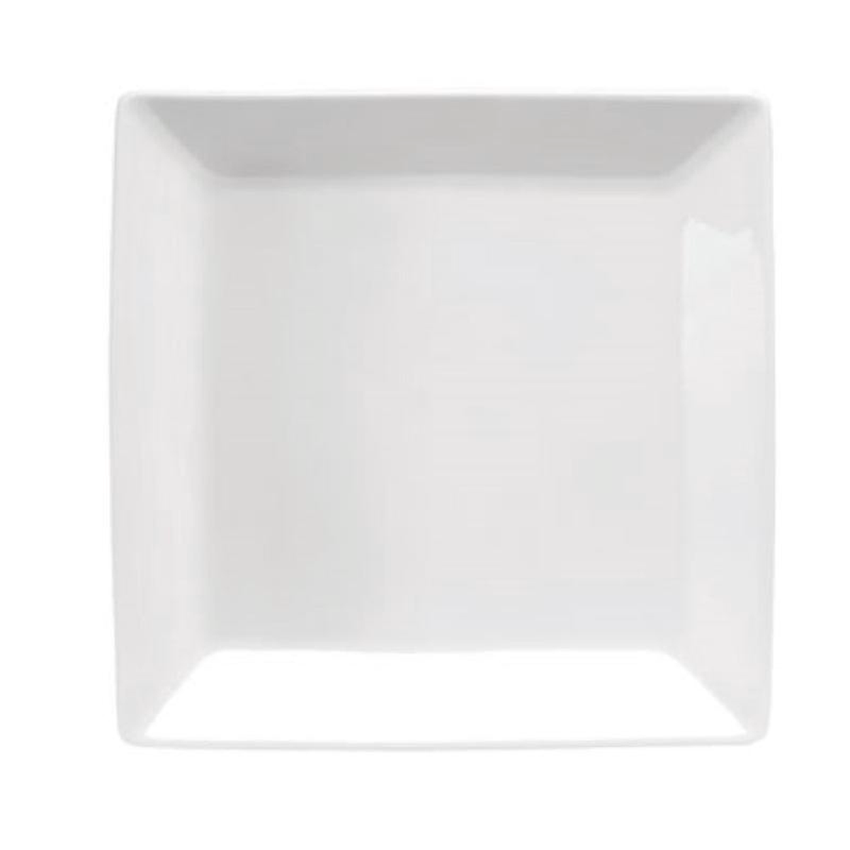 1880 Hospitality F1400000147S 9-78 Inch Square Plate Vitrified Porcelain Bone White
