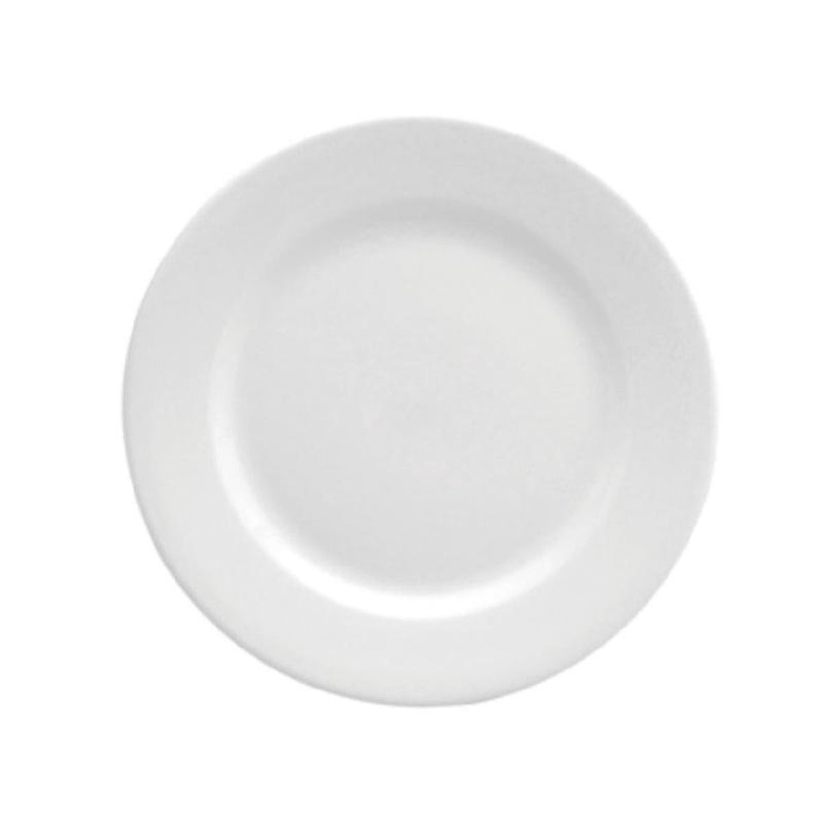 1880 Hospitality F8010000117 6-38 Inch Round Plate Porcelain Bright White