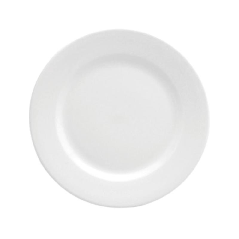 1880 Hospitality F8010000139 9 Inch Diameter Round Plate Porcelain White
