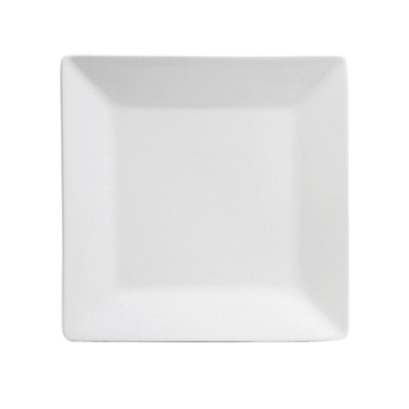 1880 Hospitality F8010000136S 8-1/2 Inch Square Plate Porcelain Bright White