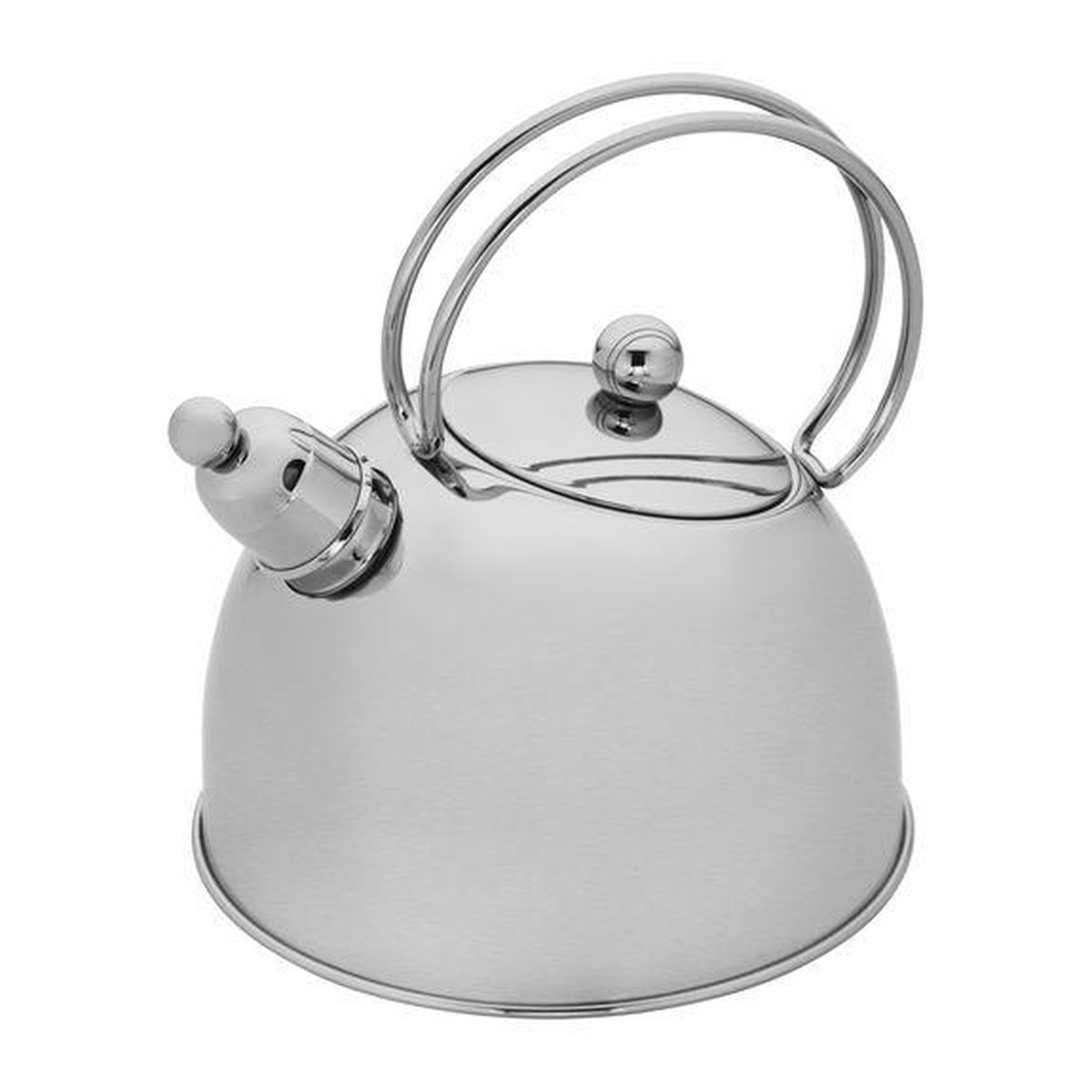 Demeyere Resto 2.6 Quart Stainless Steel Whistling Tea Kettle