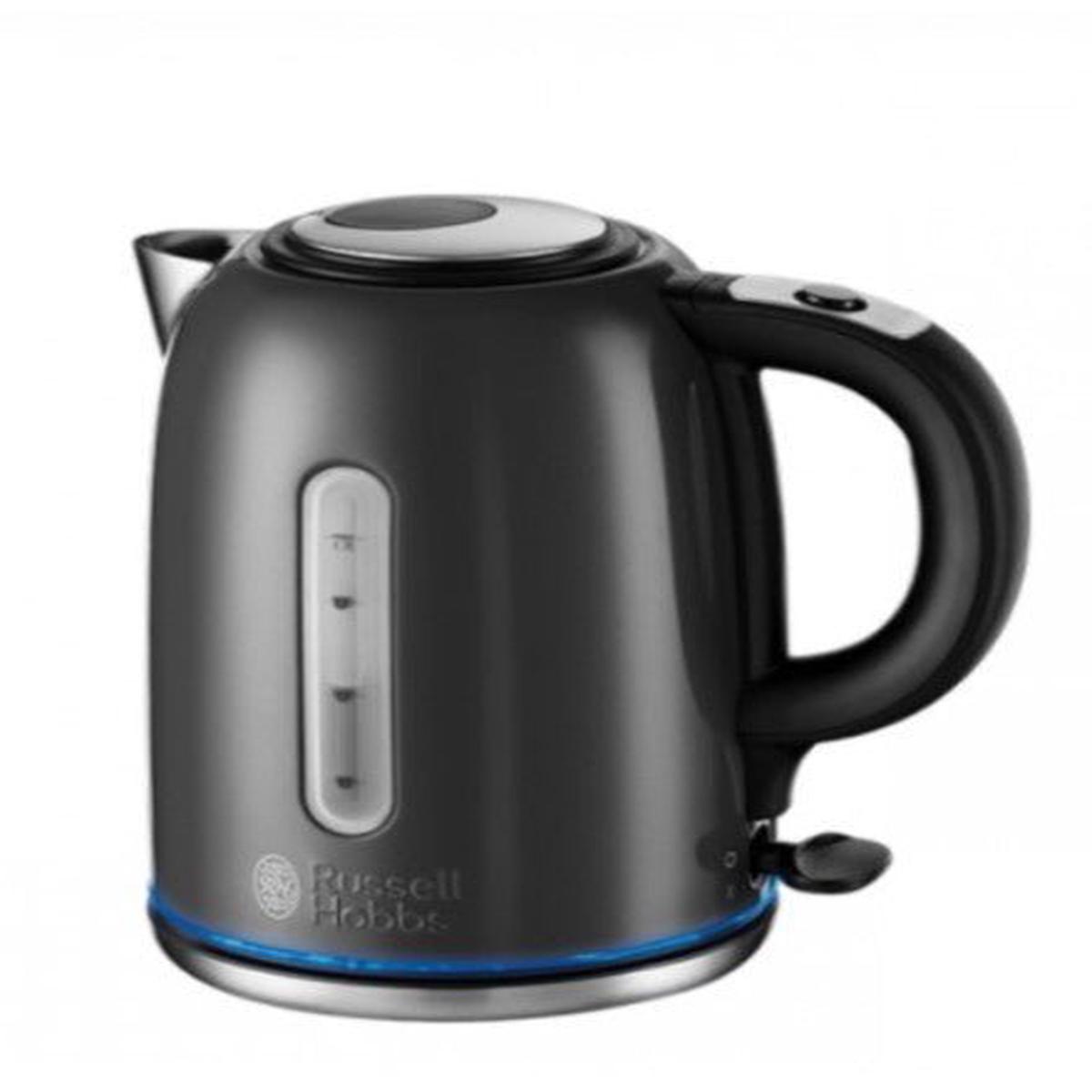20463 I Russel Hobbs Grey Quite Boil Kettle